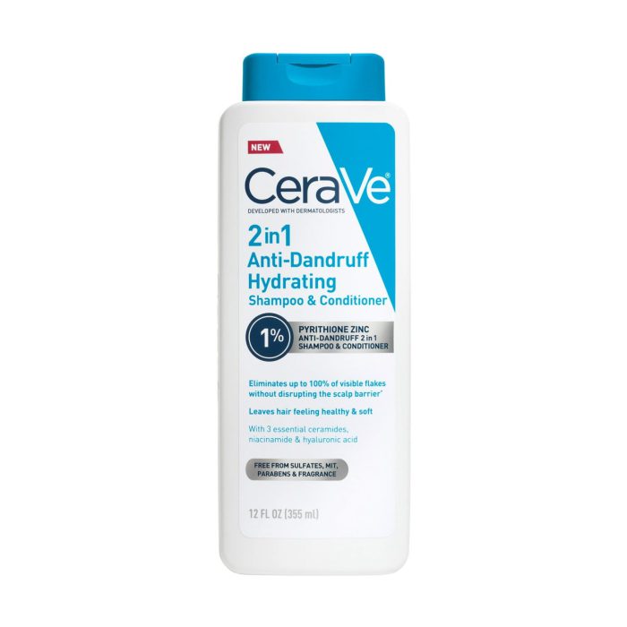CeraVe 2-in-1 Anti-Dandruff Hydrating Shampoo and Conditioner – 355ml