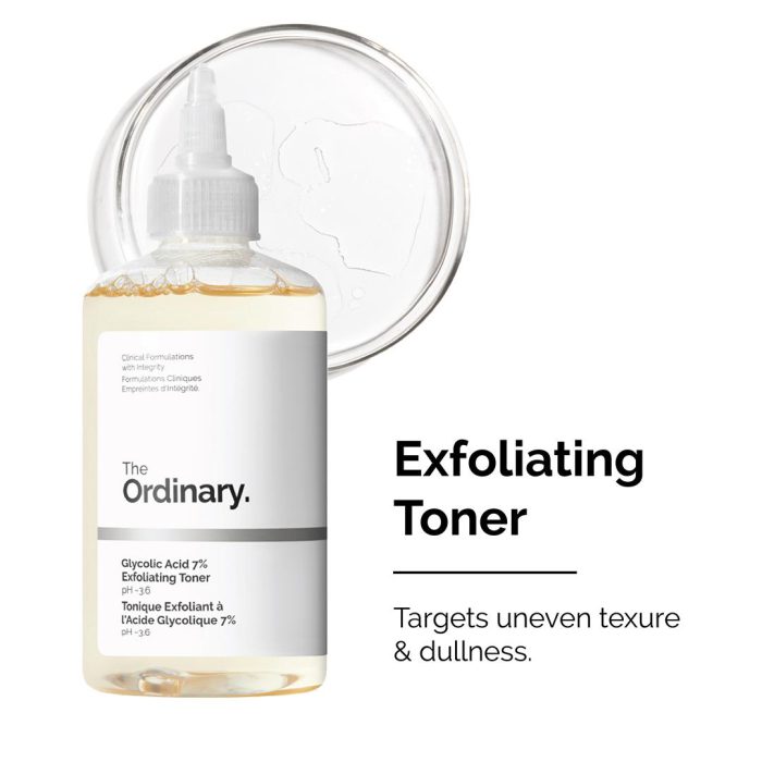 The Ordinary Glycolic Acid 7% Exfoliating Toner – 240ml