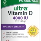 Ultra Vitamin D 4000 IU – Maximum Strength (96 tablets)