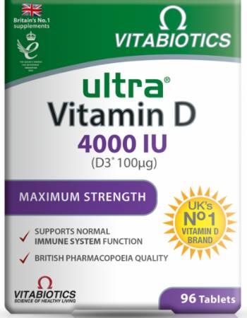 Ultra Vitamin D 4000 IU – Maximum Strength (96 tablets) Ultra Vitamin D 4000 IU – Maximum Strength (96 tablets)