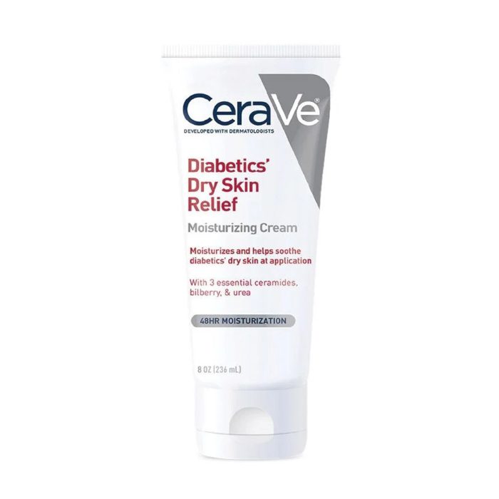 CeraVe Diabetics' Dry Skin Relief Moisturizing Cream