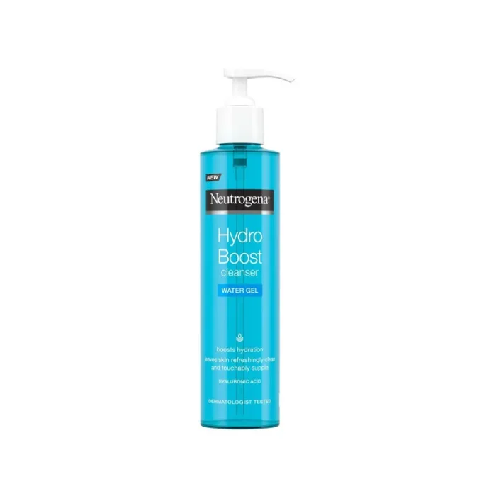 Neutrogena-Hydro-Boost-Water-Gel-Cleanser-200ml.jpg neutrogena hydro boost water gel cleanser hyaluronic acid hydration gentle cleanser sensitive skin