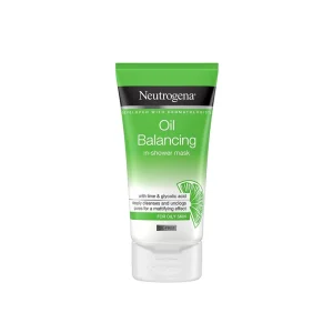 Neutrogena Oil Balancing In-Shower Mask oily skin face mask lime glycolic acid oil-free