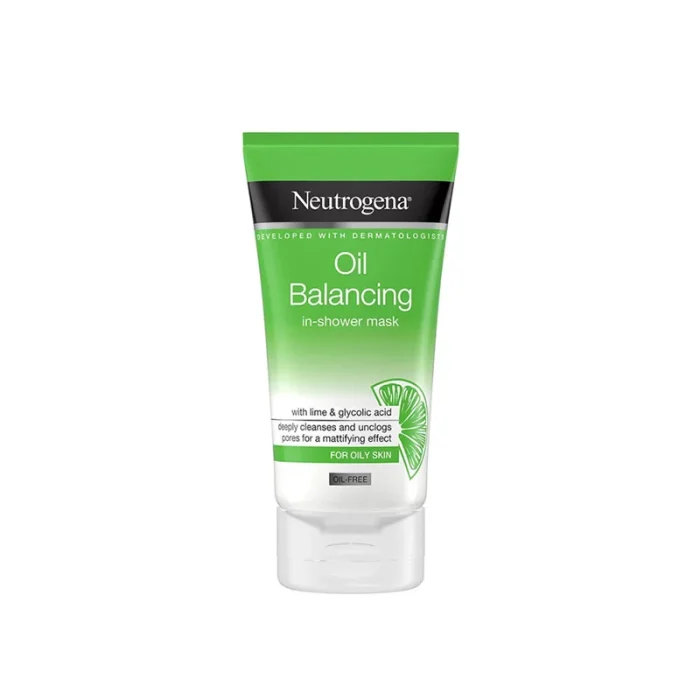 Neutrogena-Oil-Balancing-In-Shower-Mask-150ml.jpg Neutrogena Oil Balancing In-Shower Mask oily skin face mask lime glycolic acid oil-free