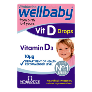 Wellbaby Vitamin D Drops — From Birth to 4 Years (Vitabiotics)