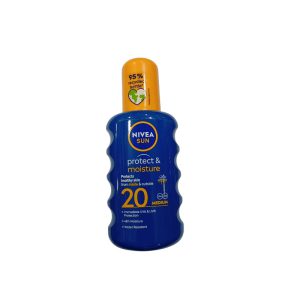 NIVEA Sun Protect & Moisture Sun Lotion SPF 20 (Medium) – 200 ml