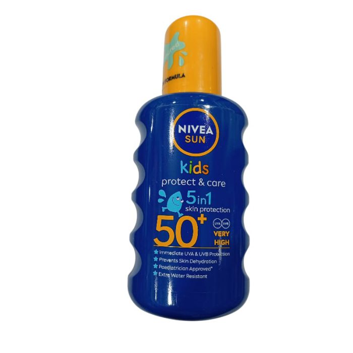 NIVEA Sun Kids Protect & Care 5-in-1 Skin Protection SPF 50+ (Very High) — 200 ml.