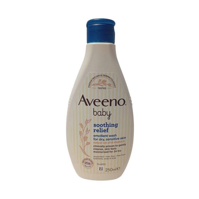 Aveeno Baby Soothing Relief Emollient Wash – 250ml