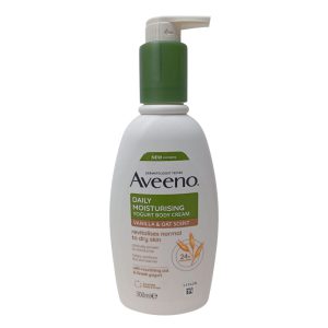 Aveeno Daily Moisturising Yogurt Body Cream with Vanilla & Oat Scent – 300ml