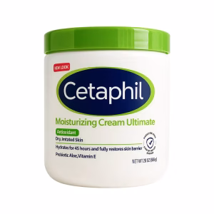 Cetaphil Moisturizing Cream Ultimate with Prebiotic Aloe (Very Dry to Dry, Sensitive Skin) – 566g 👇