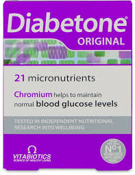 Vitabiotics Diabetone Original – 21 Micronutrients (30 Tablets)