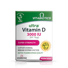 Vitabiotics Ultra Vitamin D 3000 IU – Super Strength (96 Tablets)