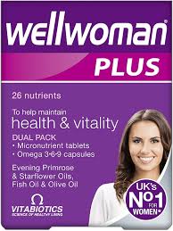 Wellwoman Plus — Health & Vitality (dual-pack: Tablets + Omega-3-6-9) by Vitabiotic