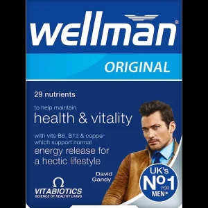 Vitabiotics Wellman Original — Health & Vitality, 30 Tablets