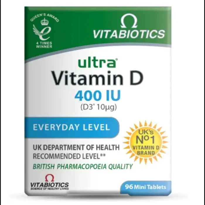 Vitabiotics Ultra Vitamin D 400 IU — 96 Tablets