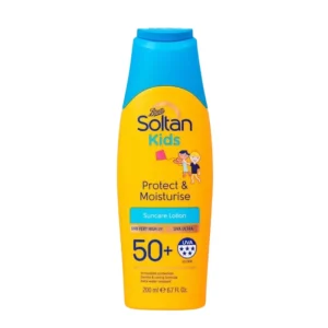 Boots Soltan Kids Protect & Moisturising Suncare Lotion SPF 50+ – 200ml