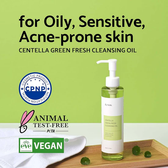 IUNIK Centella Green Fresh Cleansing Oil 200ml IUNIK Centella Green Fresh Cleansing Oil 200ml