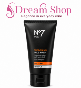 NO 7 MEN ENERGISING FACE WASH 150ML