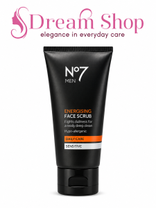 NO 7 MEN ENERGISING FACE SCRUB 150ML
